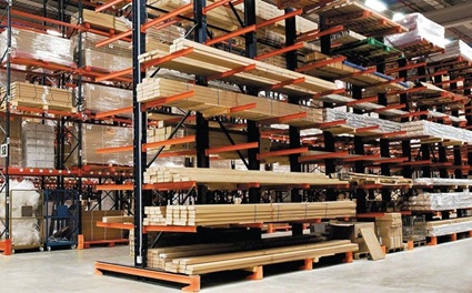 Cantilever Rack for Catoosa warehouses
