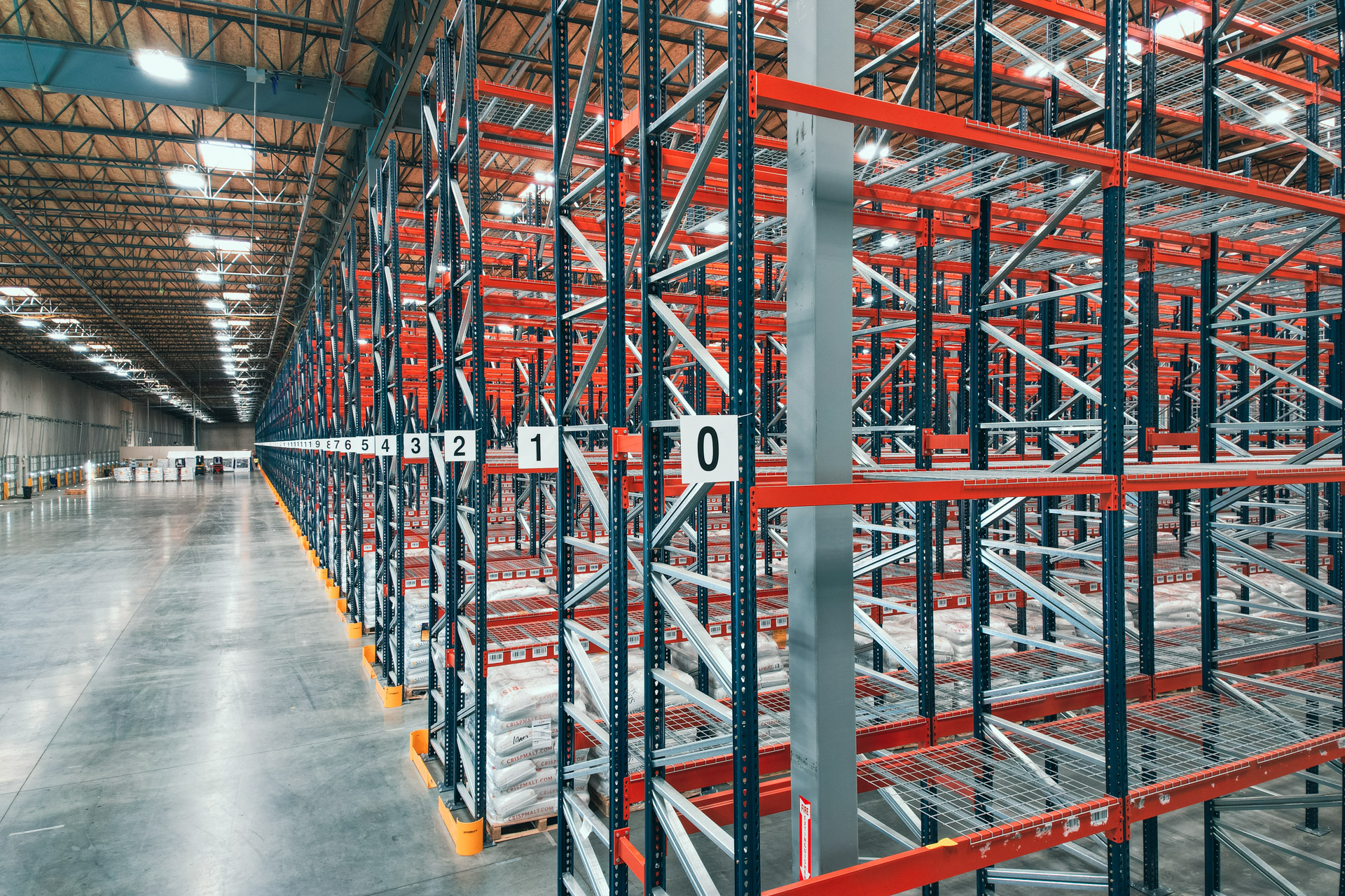 Industrial pallet racking warehouse in Catoosa Oklahoma