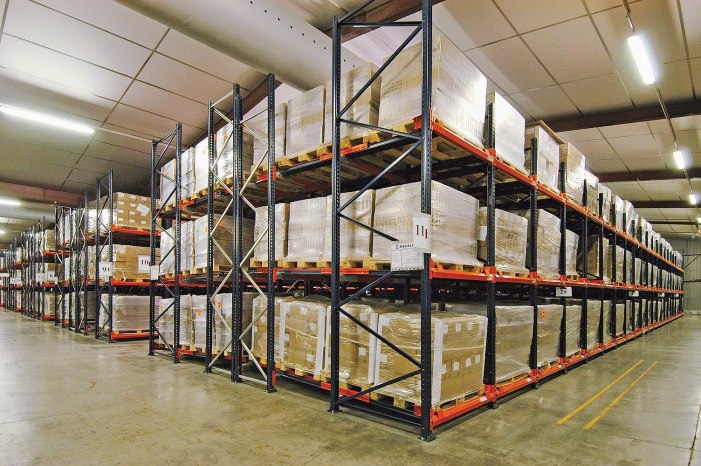 Push Back Pallet Rack for Catoosa warehouses
